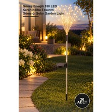 yenilig 20 adet solar panelli  bahçe aydınlatması – güneş enerjili 150 led karahindiba tasarım günışığı solar garden light