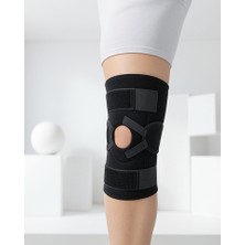 Azrlya Açık Patella Ligamentli Dizlik Yan Destekli Esnek Ayarlanabilir Diz Desteği