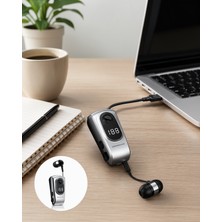 Azrlya Dijital Ekranlı Bluetooth Kulaklık – Titreşimli Bildirim, 25 Saat Kullanım Yeni Nesil