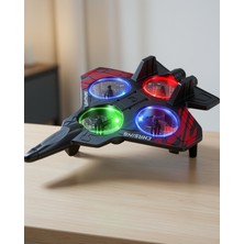 Azrlya LED Işıklı Oyuncak Drone Fighter Jet Tasarımlı Uzaktan Kumandalı Uçak