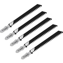 Vionna BADEM10 Plastik Ahşap Mdf Kesim Dekupaj Testere Bıçağı Yedek 10 cm Metal Bıçak T144D Kakmacı 5 Adet Set