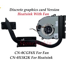 Dell Inspiron 15-3567, 15-3568 5542 Notebook Cpu Fanı +Bakır Soğutucu (Heatsink) CN-0CGF6X / 2.el Orjinal