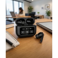 Azrlya 2.nesil Pro Ekranlı Sesli Görüşme Yapabilen Kablosuz Bluetooth Kulaklık Yeni Nesil