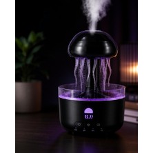Azrlya Dekoratif Denizanası Efektli Hava Nemlendirici Rgb Gece Lambalı Ultrasonik Buhar Cihazı