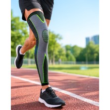 Azrlya Ergonomik Uzun Spor Dizliği Esnek Kumaşlı Tam Boy Kompresyon Desteği