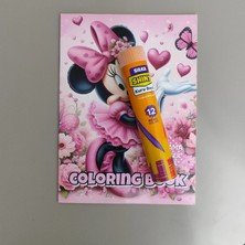 Silka 12 Li Tüp Kuru Boya ve Stickerli 16 Sayfa Boyama Kitabı  ARD1001037