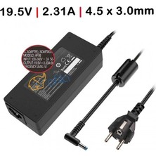 Hp Uyumlu 19.5V 2.31A 45W (4.5*3.0mm) Notebook Adaptör - Mavi Uc / RNA-HC14
