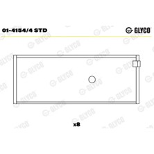 Kol Yatak - (Fiat Uno, 500, Panda, Grande Punto, Punto, Doblo, Tipo, Bravo, Stilo, Fiorino, Qubo, Idea, 124, Strada, Linea, Marea, Brava, Palio, Siena, Avventura, Egea, Giulietta, Mito) - (GLYCO-0141544STD)