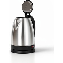 Azrlya Kettle Su Isıtıcı C F Priz Uyumlu 220 - 240 V Paslanmaz Çelik Kablolu