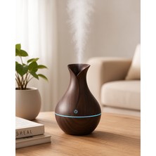 Azrlya 130ML Aromaterapi Difüzörü Hava Nemlendirici 7 Renk LED Işıklı