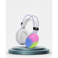 Azrlya Kablosuz Bluetooth Kulaklık Rgb Işıklı Kulak Üstü 5.3 Bluetooth Bağlantılı