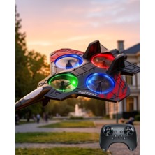 Azrlya Uzaktan Kumandalı Drone Uçak LED Işıklı 360 Derece Akrobatik Hareket Özellikli