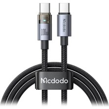 Mcdodo CA-5580 100W Type-C To Type-C Kablo 1.2m - Şeffaf