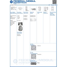Goetze 87-71644-050 Piston {050 Farklı Qashqaı>13 HR16DE 15 12010BC20A