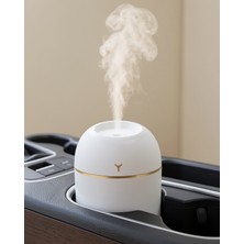 Azrlya Sessiz Mini Nemlendirici 5 Esans Hediyeli USB Bağlantılı LED Işıklı Buhar Makinesi