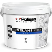 Polisan Exelans Extra Düz Silikonlu Dış Cephe Boyası 15 Lt Beyaz