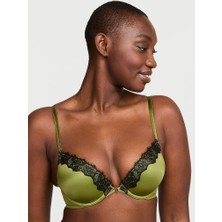 Victoria's Secret Bombshell 2 Beden Büyük Gösteren Dantel Kenarlı Push-Up Sütyen