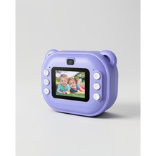 Azrlya Termal Baskı Özellikli Mini Kamera Mor