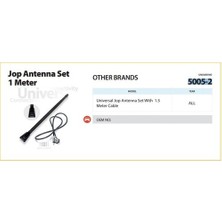 ünüvar unuvar 50052 anten komple 1 metre jop universal  anten 1.5 metre universal
