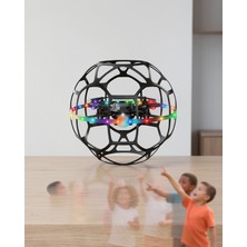Azrlya Şarjlı Futbol Topu Tasarımlı Mini Drone LED Aydınlatmalı Akıllı