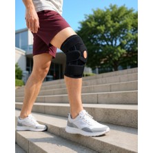 Azrlya Silikon Patella Destekli Dizlik Nefes Alabilir Ayarlanabilir Cırtlı Ligament Desteği