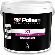 Polisan X1 Anti Aging Kokusuz Su Bazlı Parlak Boya 2.5 Lt Beyaz