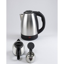Azrlya Yeni Nesil Saplı Uzun Ömürlü Paslanmaz Çelik Su Isıtıcı Kettle