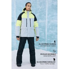 Defacto Su Itici Regular Fit Kapüşonlu Fermuarlı Kayak Montu F3759AX25WN