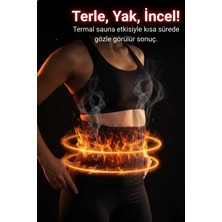 Empressco Termal Sauna Zayıflama Bel Göbek Eritme Incelme Terleme Korsesi Termal Sauna Kemer Korse
