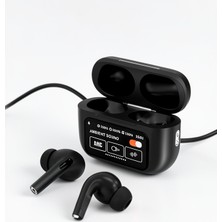 Azrlya Yeni Nesil Bluetooth Kulaklık Ekranlı Yüksek Ses Kaliteli Uzun Şarj Süreli