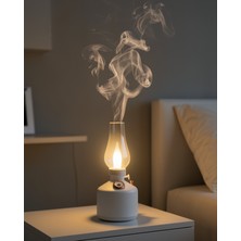 Azrlya Retro Gaz Lambası Tasarımlı USB Şarjlı Aroma Difüzörü 280 ml Nano Mist Nemlendirici