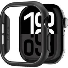 Ms Apple Watch 46MM Seri 11/10 ile Uyumlu Kılıf Thin Fit Black - ACS08601