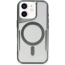 Magicool Iphone 11 Kılıf Boyi Magsafe Silikon Kapak - Yeşil