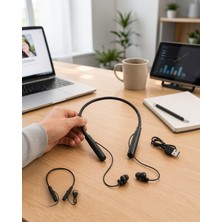 Azrlya Yeni Nesil Bluetooth Kulaklık Kablolu Kulak Içi Dijital Göstergeli