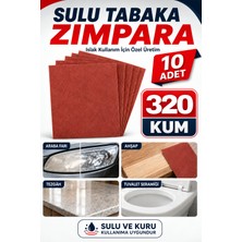 Cnr Zımpara 320 Kum Su Zımpara | Kağıt Zımpara - 10 Adet | Ahşap, Metal ve Astar Yüzeyler Için Çok Ince Tabaka Zımpara