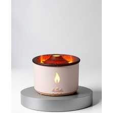 Azrlya Volkan Efektli Aroma Difüzörü – Sessiz Çalışma, Otomatik Kapanma ve LED Işık