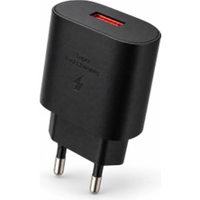 Meks Qc 3.0 Tek Usb-A Hızlı Şarj Başlığı Siyah
