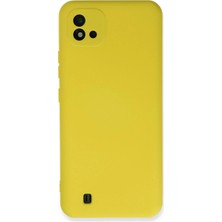 Uryport Realme C11 2021 Kılıf Nano Içi Kadife Silikon - Sarı