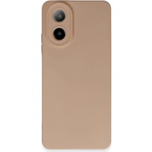 Uryport Oppo A38 Kılıf Nano Içi Kadife Silikon - Pudra