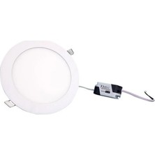 Helios Helıos 12W Sıva Altı Yuvarlak LED Panel 30-1200 (Beyaz Işık)