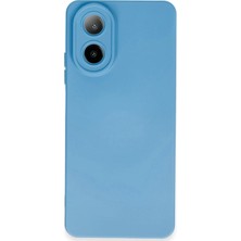 Uryport Oppo A38 Kılıf Nano Içi Kadife Silikon - Mavi