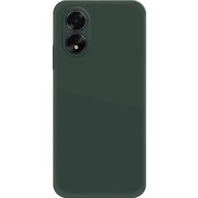 Uryport Oppo A38 Kılıf First Silikon - Koyu Yeşil