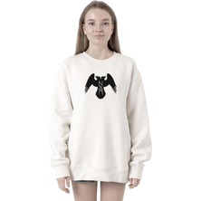 Vionna Tshirthane Thor's Ravens Huginn And Muninn Beyaz Kadın 2ip Sweatshirt P21841S2754, S