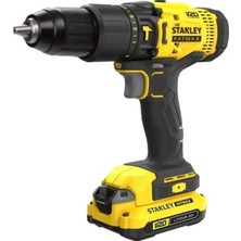 Vionna Stanley, SCD718D2K-TR, 18V 2.0AH V20 Li-Ion, Çift Akülü, Kömürlü, Darbeli Matkap