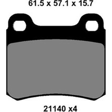 Kale Balata Opel Astra F 1991-1998 Arka Fren Balatası 90485136