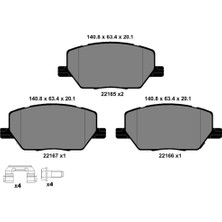 Kale Balata Jeep Compass 2017- Ön Fren Balatası 773672141