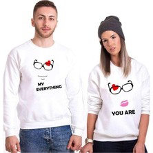 Tshirthane My Everything Sevgili Kombinleri Sweatshirt Kombini, Kadın, M-Tek Ürün Fiyatıdır, Kombin Yapmak Için En Az 2 Adet Sepete Ekleyiniz