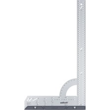 Vionna Wolfcraft Evrensel Açı 5206000 | Açı Ölçer, 500 mm Kenar Uzunluğu, Hassas Işaretleme ve Çizim Için, 90° Durdurma Açısı ve Çıkarılabilir Açılı Ray