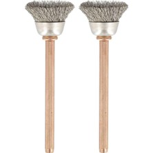 Vionna Dremel 531 Paslanmaz Çelik Fırça, Paslanmaz Çelik ve Gümüş Temizleme, 13 Mm, 2'li