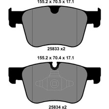 Kale Balata Citroen C4 Picasso 2 2013-2019 Ön Fren Balatası 1609898580